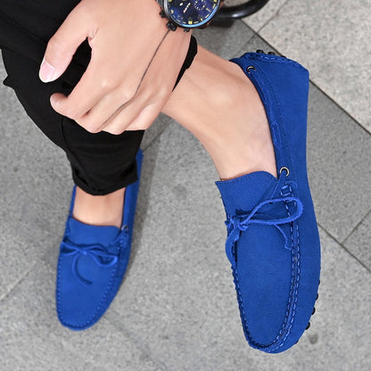 Fashion Men Shoes Genuine Leather Casual Summer Shoes Classic Mens Loafers Elegantes Slip On Flats Plus Size 49 Male Driving
