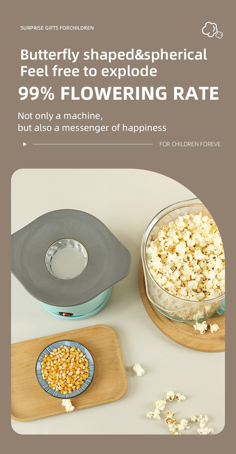 Popcorn Machine Household Healthy Hot Air Oil Free Corn Popcorn Maker For Kitchen Kids Home-made Popcorn Movie Snack 110V/220V