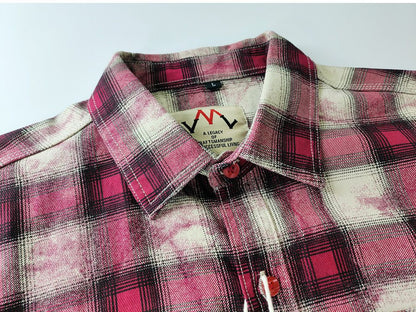 Autumn New Japanese Retro Long-Sleeve Lapel Plaid Cargo Shirt Men's Simple 100% Cotton Washed Pocket Casual Blouses Thin Coat