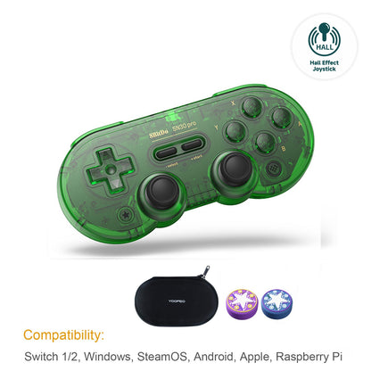 8Bitdo SN30 Pro Bluetooth Wireless Gaming Controller with Hall Effect for Switch 2 MacOS Android Raspberry Pi Windows Steam Deck