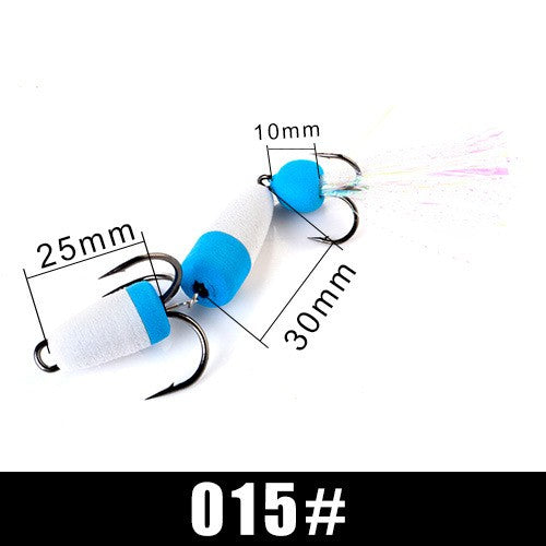Newest Mandula Polychrome Fishing Lure Soft Lures Foam Bait Swimbait Wobbler Bass Pike Lure Artificial Baits with 2 Treble Hooks