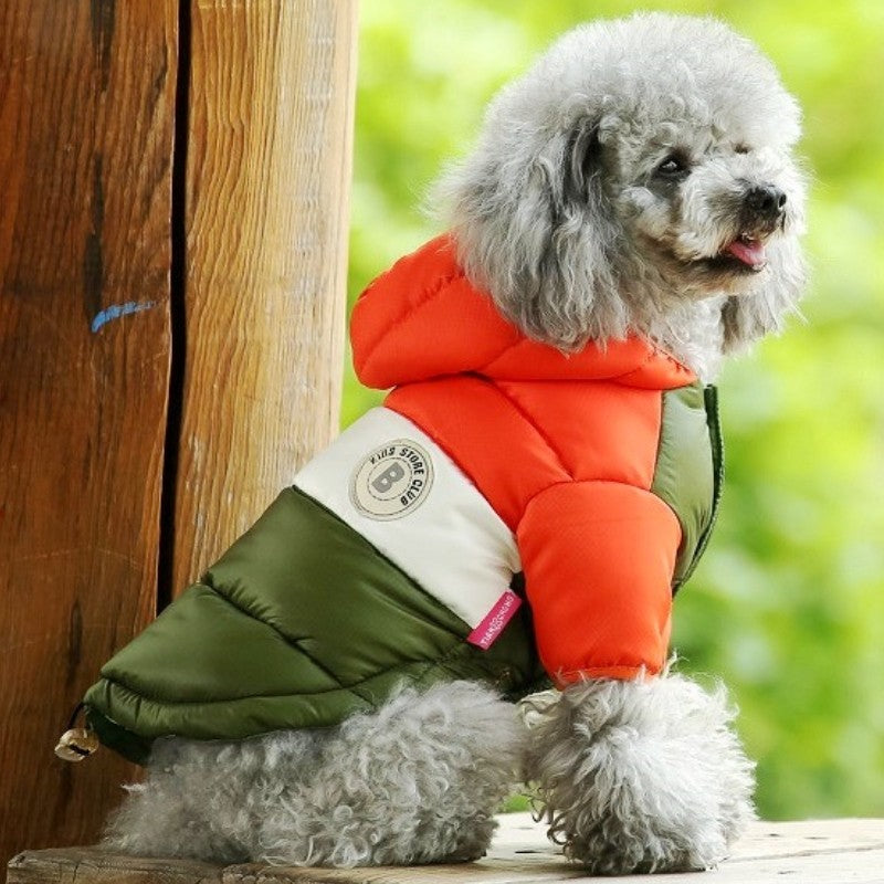 Casaco Acolchoado de Inverno para Cães, Jaqueta de Cachorro Quente e Macia, Roupas Fashion para Filhotes, Casaco Fofo para Gatos, Roupas para Pets, Roupas para Bulldog Francês