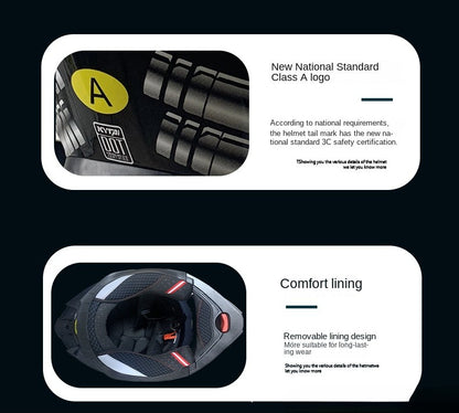 Capacete Articulado de Moto com Bluetooth Lente Dupla Off-road Capacete de Corrida Cascos para Moto Capacete de Moto Aprovado pelo DOT Para BMW
