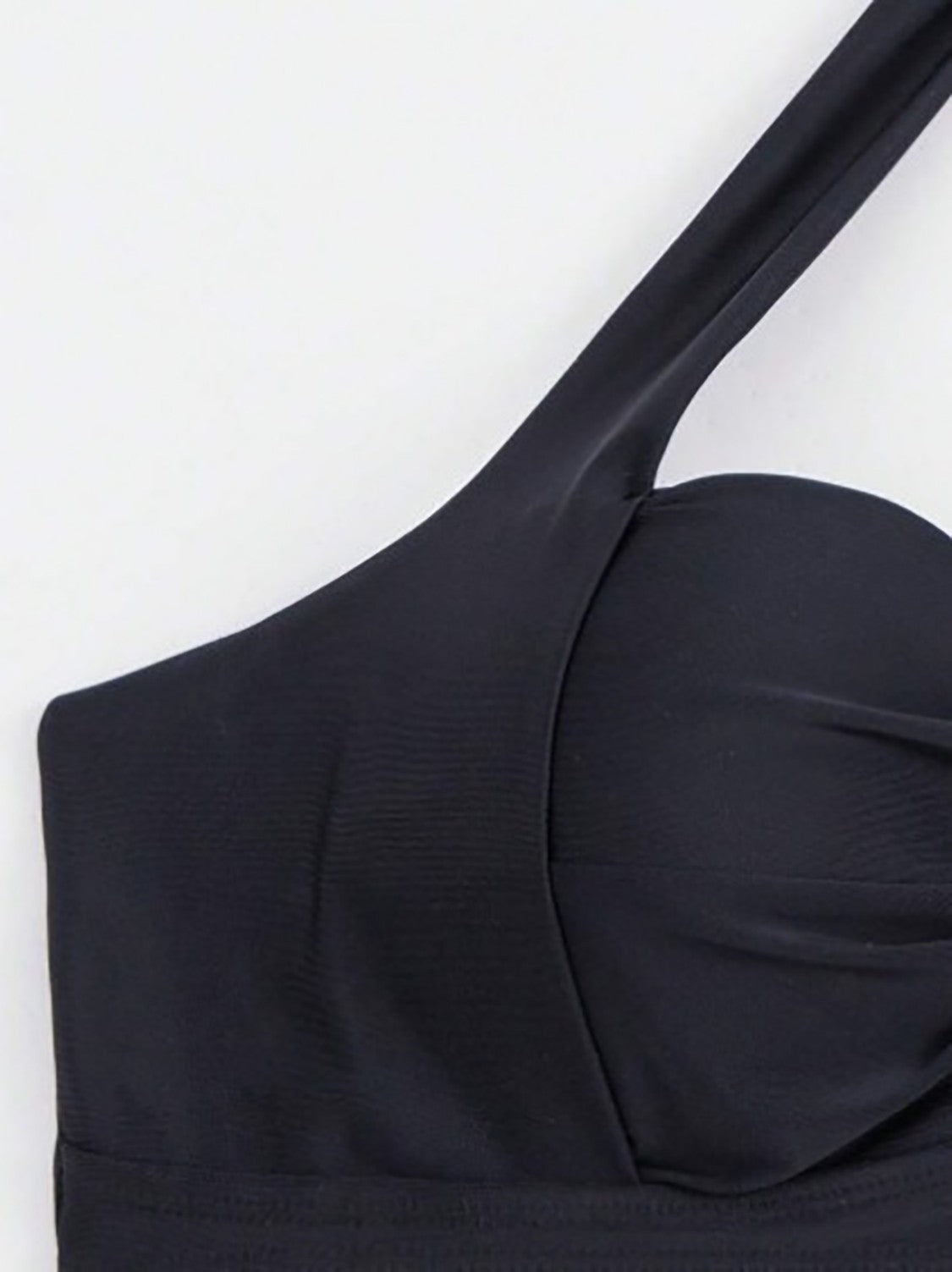 2025 European and American fashion hot selling hard bag gathered women's bikini solid color set, suitable for vacation, festival