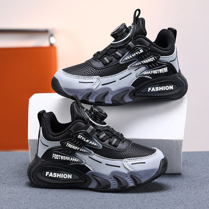 Leather Boys Kids Sneakers For Girls School Casua Outdoor Breathable Running Breathable Soft  Non-slip Children Shoes boacoisa