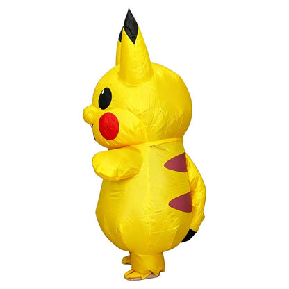 Shy Yellow Rabbit Inflatable Costume Mascot Parade Adult Character Cosplay Birthday Halloween Party Event Set