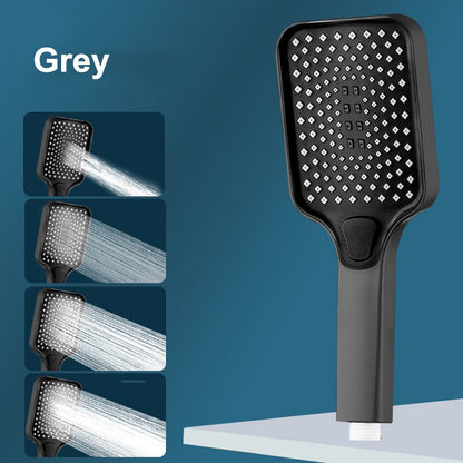 New 30cm Large Size High Pressure Overhead Rain Shower Head Large Flow Booster Rain Shower Head 360° Rotation Water Saving