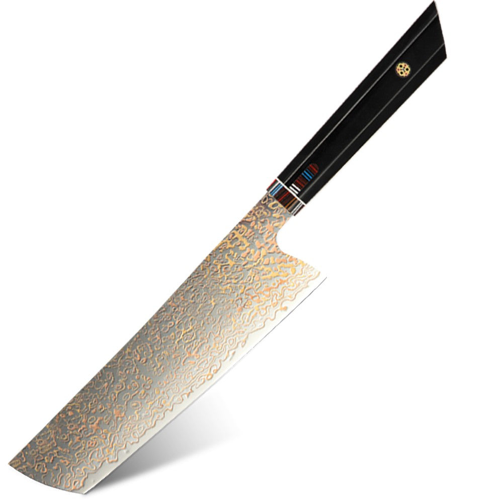 Amber VG10 Damascus Steel Kitchen Knife Set with Resin Handle, Damascus Chef Knife Set, Latest Styles, 37Layers, VG10
