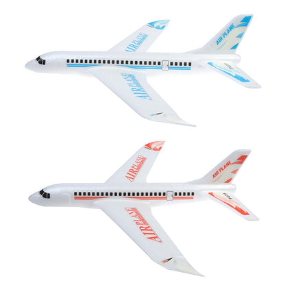 Avião de espuma grande de 36cm x 48cm, planador de avião de arremesso manual, aviões de bolha EPP inerciais, brinquedos de lançamento ao ar livre para crianças e meninos de presente