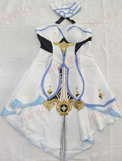 High Qualiy Lumine Cosplay Costume Wig Hair Game Impact Character Traveler for Women Cosplay Anime Events Role Play Dress