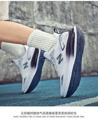 Sports Shoes for Men Mesh Breathable Comfortable Outdoor Sports Trendy Lace-up Sneakers 2025 New Casual Running Shoes for Man