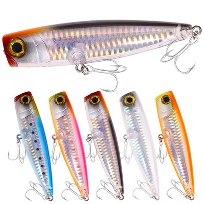 Iscas de Pesca Popper Topwater 11cm 23g 13cm 43g Pesca Boia Artificial Pesca de Baixo, Lúcio, Carpa, Wobbler, Artigos de Pesca