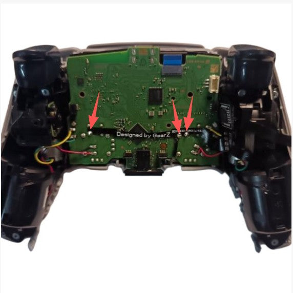 GearZ Back Paddles Programmable Remap Kit for PS5 Controller BDM-030/040/050, Upgrade Board Back Shell Back Button