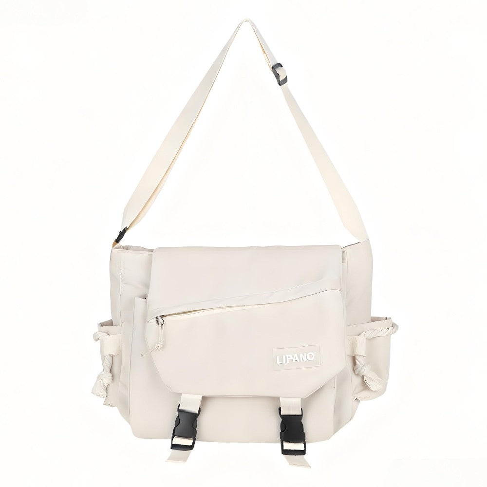 Shoulder Bag Large Capacity Crossbody Bag Retro Workwear Postman Bags for Women Nylon Handbags