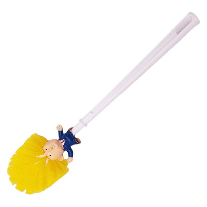 Funny Toilet Cleaning Brush Novelty Donald Bathroom Toilet Brush with Holder Toilet Bowl Brush Gift Household Accessories