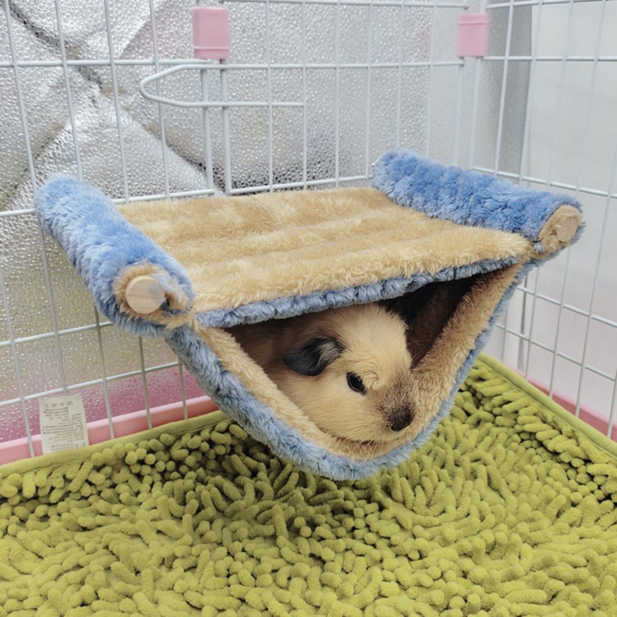 Cobaia Hamster Quente Rede Mel Canguru Esquilo Ninho Suspenso Cama Urso Dourado Chinchiila Brinquedo De Estimação Saltador