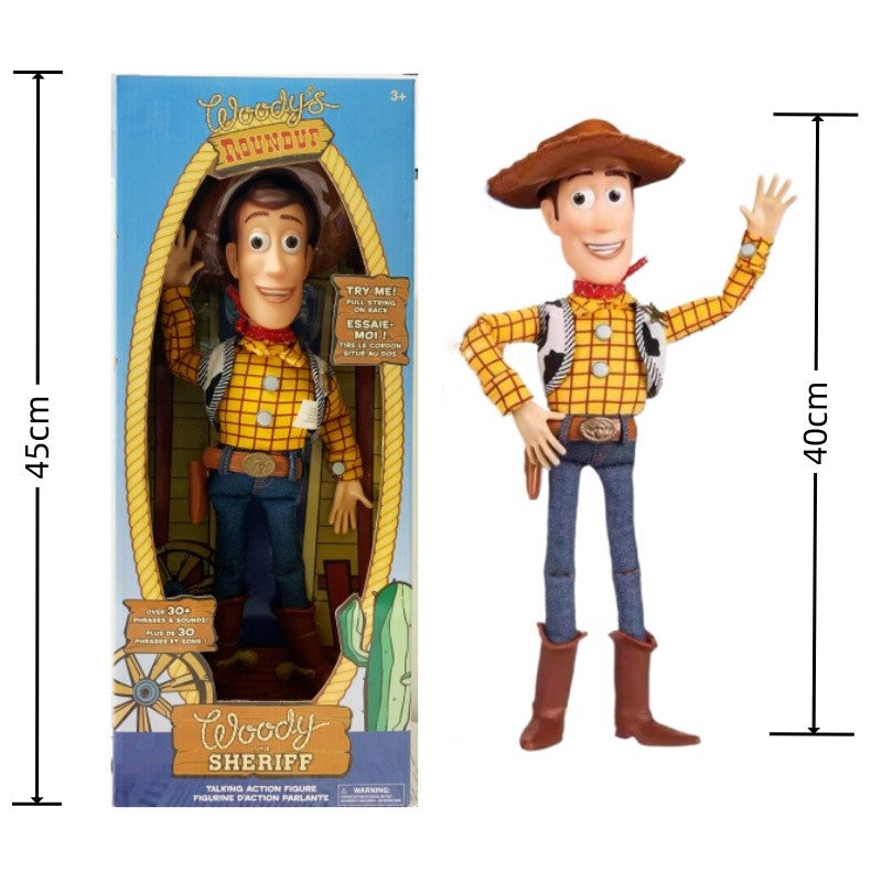 Anime Disney Toy Story 4 Falante Woody Buzz Jessie Rex Figuras de Ação Decoração de Anime Coleção de Brinquedos Colecionáveis Modelo para Presentes