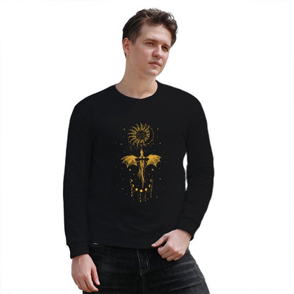 Iron Flame Dragon Rider Pullover men's sweat-shirt men's winter sweater men clothes blouse pullover