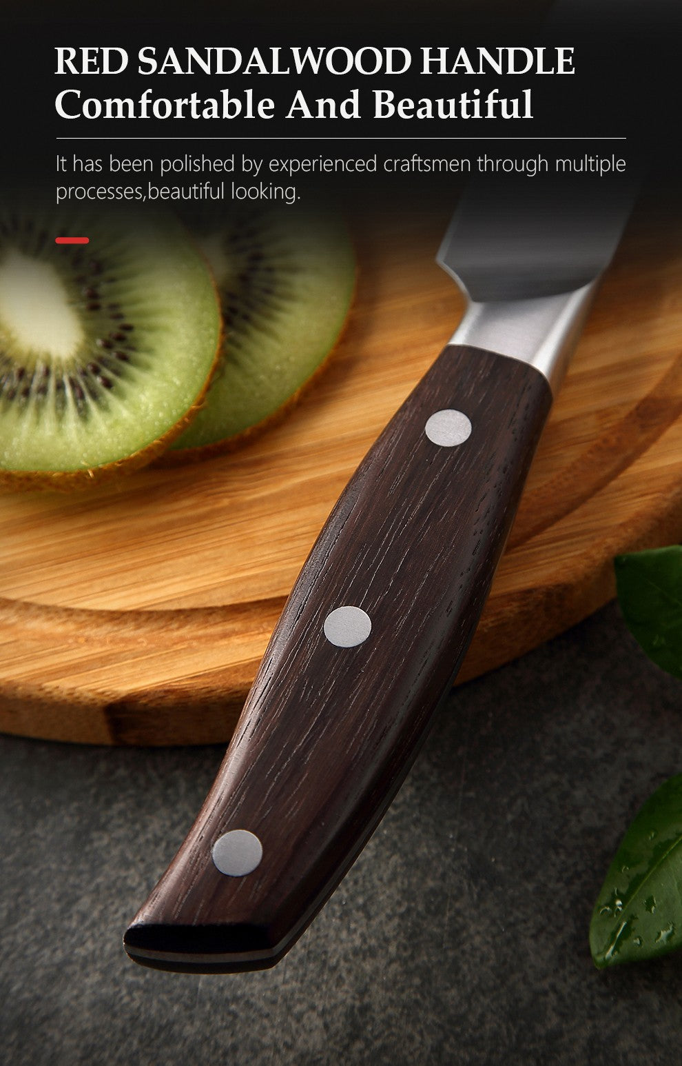 XINZUO 1PC/5PCS High Quality 3.5+5+8+8+8"  Paring Utility Cleaver Chef Knife Germany 1.4116 Stainless Steel Kitchen Knife Sets