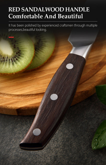 XINZUO 1PC/5PCS High Quality 3.5+5+8+8+8"  Paring Utility Cleaver Chef Knife Germany 1.4116 Stainless Steel Kitchen Knife Sets
