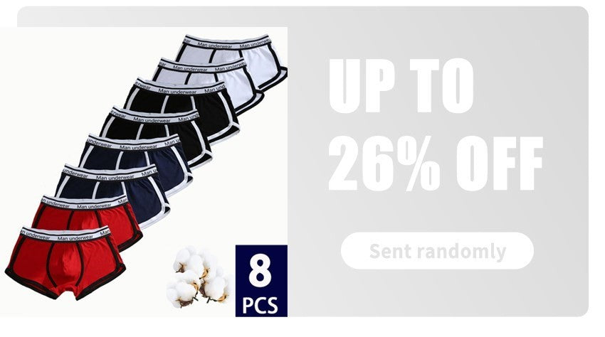 4Pcs Boxer Men Underwear Cotton Man Short Breathable Plaid Woven Shorts Boxer Male Underpants Plus Size Pajamas Sleep Bottoms