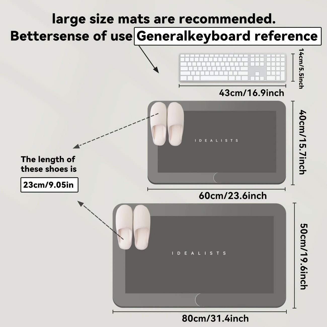 Tapete de Banho de Terra Diatomácea Super Absorvente Antiderrapante de Secagem Rápida Tapete Macio para Chuveiro de Banheiro Lavanderia Quarto Cozinha Motorhome