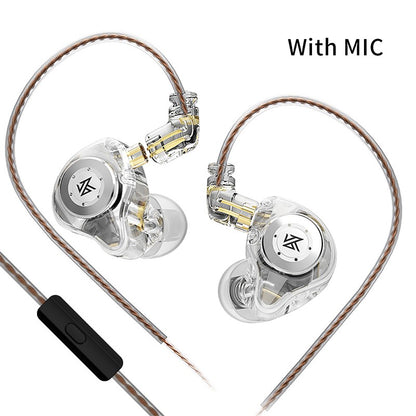 KZ EDX Pro Earphones Dynamic In Ear Monitor HiFi Wired Headphones Bass Stereo Game Music Earplugs Noice Cancelling Headset
