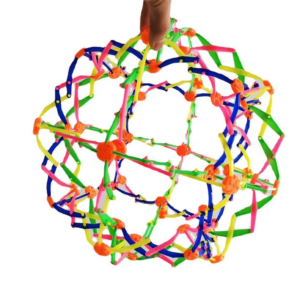 1 Pcs Outdoor Magical Colorful Telescopic Ball for Children Birthday Baby Shower Party Celebration Kindergarten Gift Reward