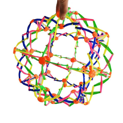 1 Pcs Outdoor Magical Colorful Telescopic Ball for Children Birthday Baby Shower Party Celebration Kindergarten Gift Reward