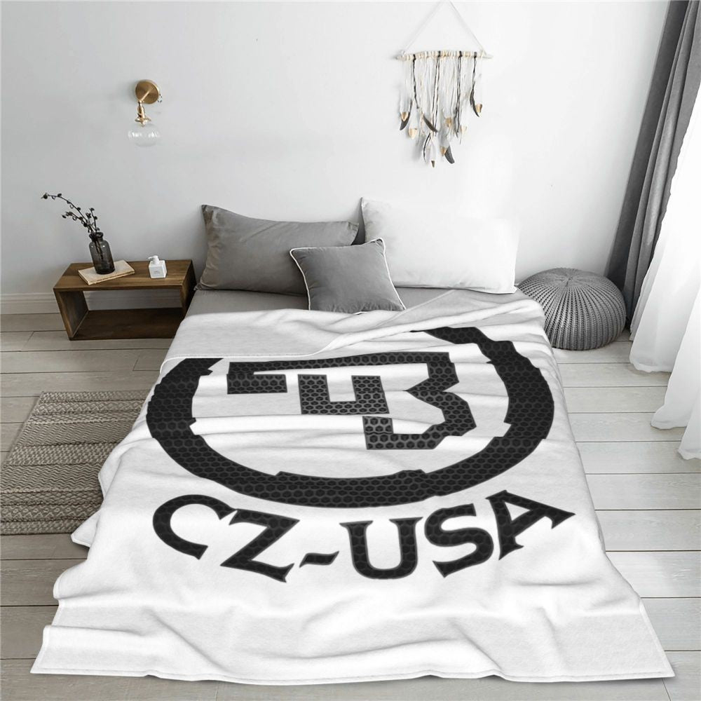 Ceska Zbrojovka CZ Blankets Flannel Sofa Throw Blanket Multi-function for Couch Bedding Outdoor Throws Bedspread Quilt