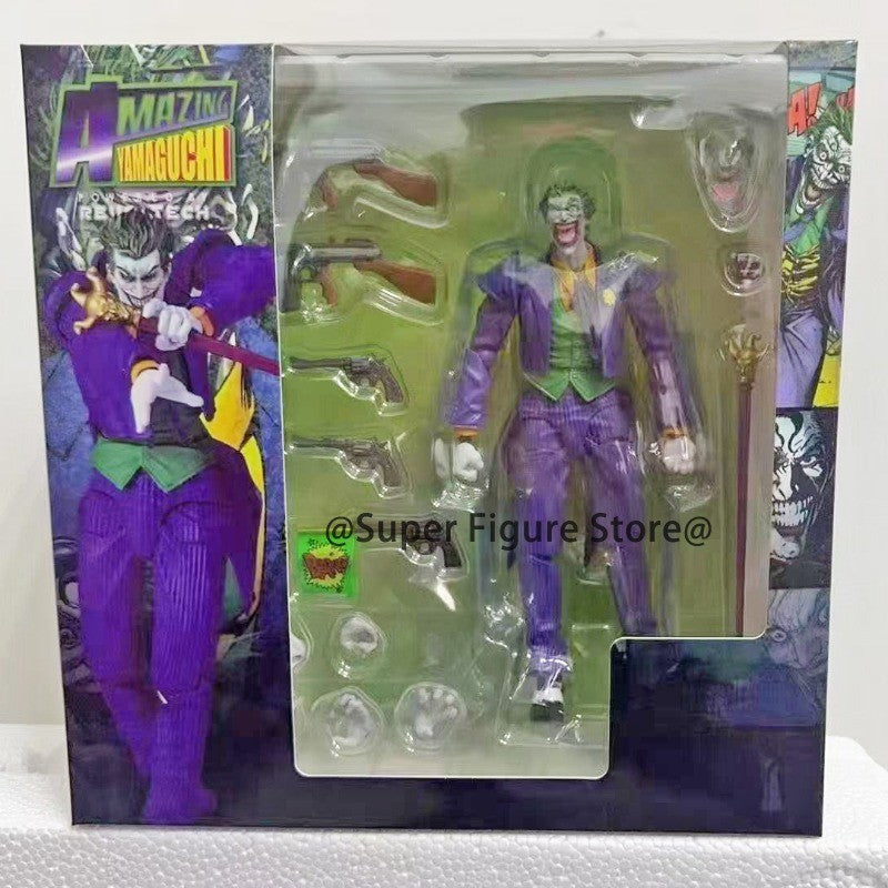 Comic Justice League Coringa Boneco Kaiyodo Revoltech Figuras Amazing Yamaguchi Coleção Decoração Brinquedos Modelo Articulado