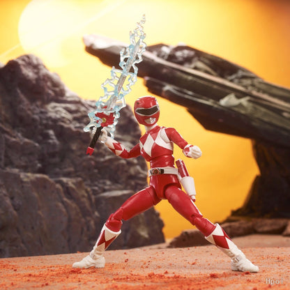 ?Promoção imperdível? Hasbro Power Rangers Lightning Collection Original Mighty Morphin Yellow & Red Ranger Pacote com 2 “Swap” Figura de Anime Presente