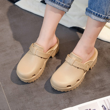 Kidmi New Women's Sandals Platform Beach Sandals EVA Flat Sandals Casual Women Shoes Summer Soft Sandals Outdoor Fashion Sandals