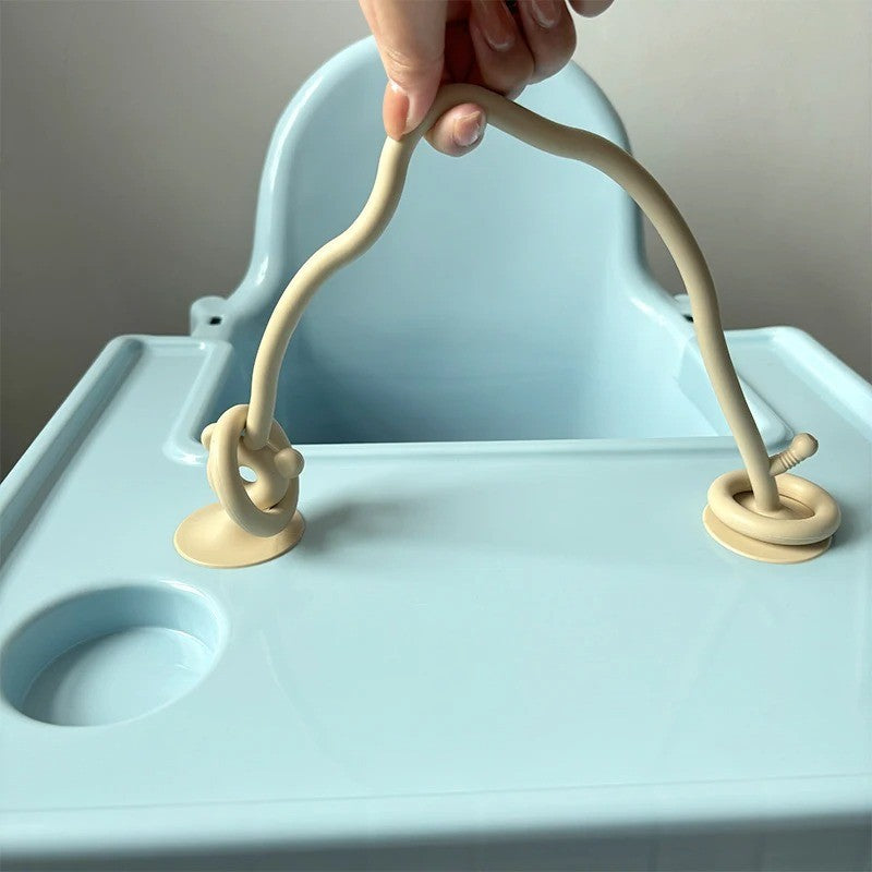 Silicone children's silicone tabletop toys, bead wrapped baby early education puzzle game toys