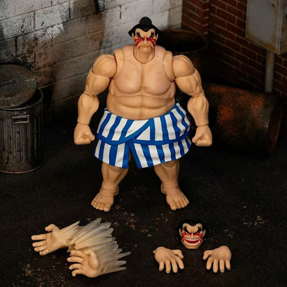Jada Toys Street Fighter 2 Gouki M Bison  E Honda Action Figure Genuine Figurines PVC Collection Boxer Balrog Game Toy Gift