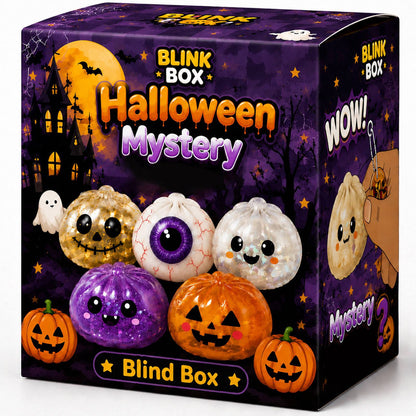 5.5cm Halloween ghost pinch music creative new squeeze decompression toy pinch decompression gift box set