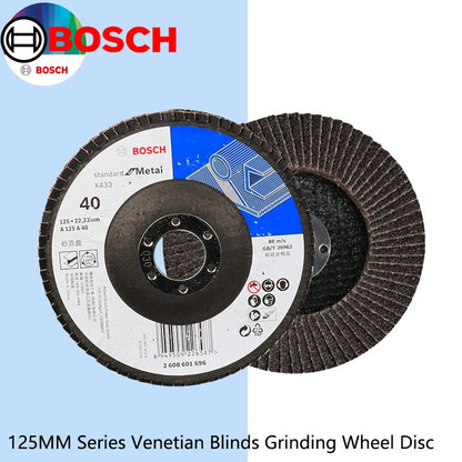 Disco de Polimento BOSCH 125MM Para Madeira/Metal Ferramentas Acessórios para Esmerilhadeira Remoção de Tinta Ferrugem 1 UNIDADE