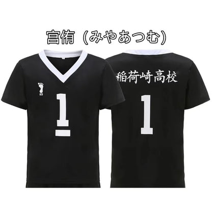 2025 men Anime Miya Atsumu Miya Osamu Cosplay Costume Jersey Rintaro Suna Sportswear Inarizaki School Volleyball Team Uniform