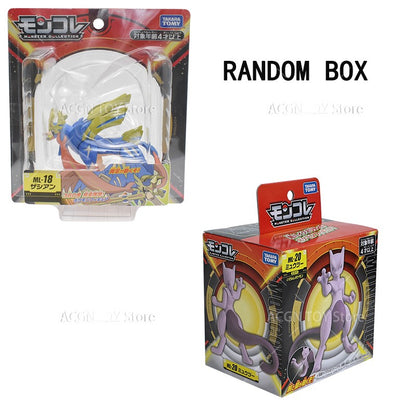Bonecos e figuras de ação Pokémon TOMY originais: Zacian, Zamazenta, Reshiram, Arceus, Lunala, Rayquaza, Giratina, Zygarde, Palkia, Kyogre - Brinquedos de PVC