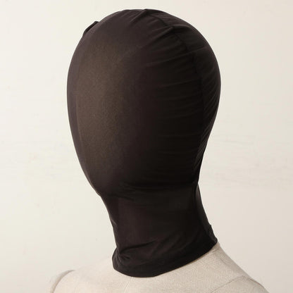 Unisex Adults Face Mask Full Cover Headgear High Stretch Ultra-Thin Fabric Face Mask Hood for Halloween Cosplay Costume Clubwear