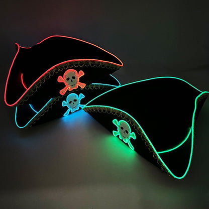 Chapéu de Cowboy LED Sem Fio, Chapéu de Cowboy Luminoso, Chapéu de Cowgirl Rosa para Discoteca, Noivas, Acessórios para Shows, Boates e Festas a Fantasia