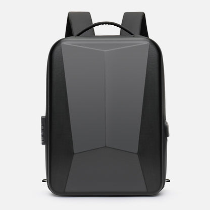 Men's Expandable Computer Backpack Large Capacity Business Travel Trip Luggage Bag E-Sports Game Hard Shell Backpack