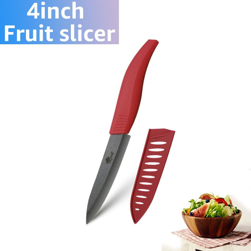 Ceramic Knives Set for Kitchen 3 4 5 6inch Chef Knife Anti-slip Handle Rustproof Blade Fruit Vegetable Slicer Paring Cook Cutter