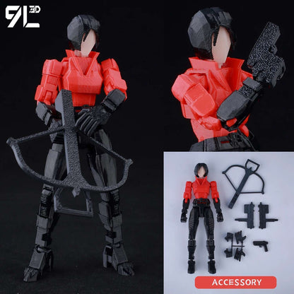 9L3D Lucky13 Titan 13 Ichigo Kurosaki Anime Action Figure Dummy 13 Espada Posável Máscara Oca Modelo Decoração Surpresa de Aniversário