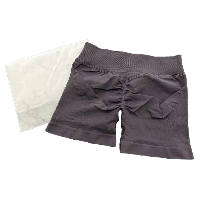 D-logo Impact Shorts Seamless Scrunch Bum Workout Gym Shorts Low Ribbed Waist Band Yoga Short Booty Hight Stretch Running shorts