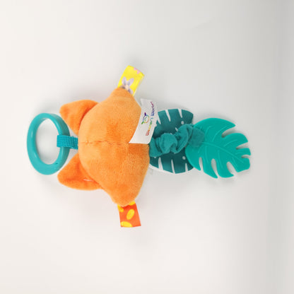 Baby Toy Cartoon Animal Stuffed Hanging Rattle Toys Baby Bed Crib Car Seat Travel Stroller Soft Plush Toys with Wind Chimes Gift