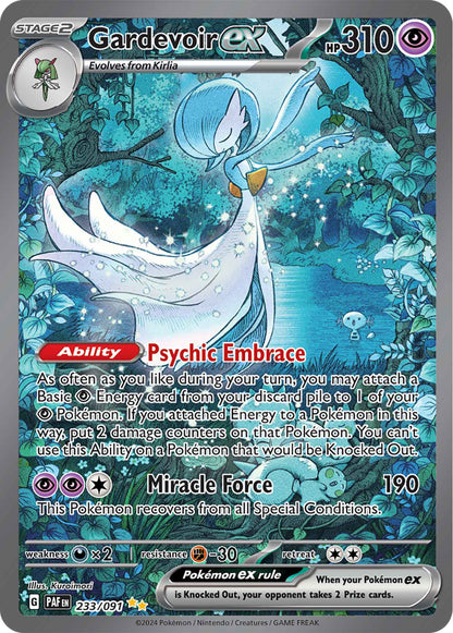 9Pçs Cartas Pokémon SV Destinos de Paldea Mew Charizard Holo foil PTCG Cartas Colecionáveis Iono Gardevoir Card Coleção Ultra Rara Presente