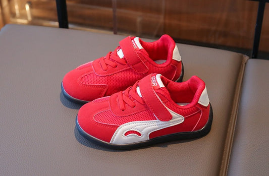 Children Sneakers Autumn New Soft Sole Lightweight Non Slip Girls Running Shoes Fashion Cross Tied Comfortable Boys Casual Shoes