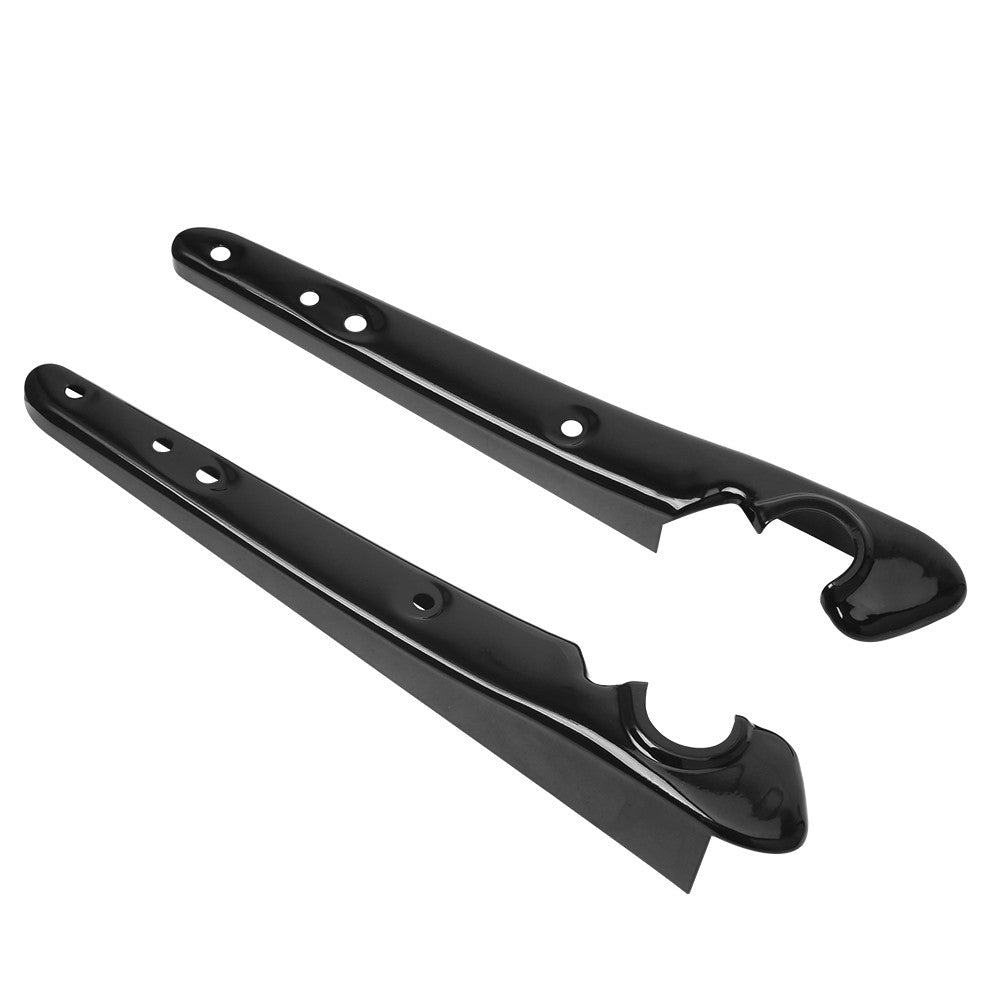 Par de Suportes Traseiros de Para-lama Brilhante para Motocicleta, Capas de Para-lama, Suporte de Seta para Harley Sportsters XL 883 1200 48 72