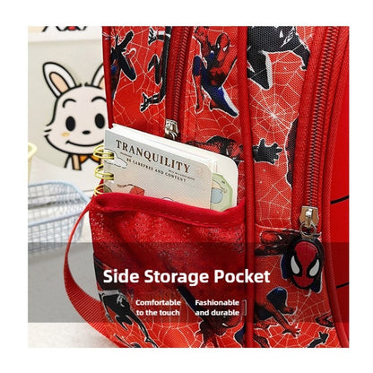 Mochila Infantil Escolar Homem-Aranha da Marvel, Bonita, Leve, Ergonômica, para Meninos e Meninas do Jardim de Infância